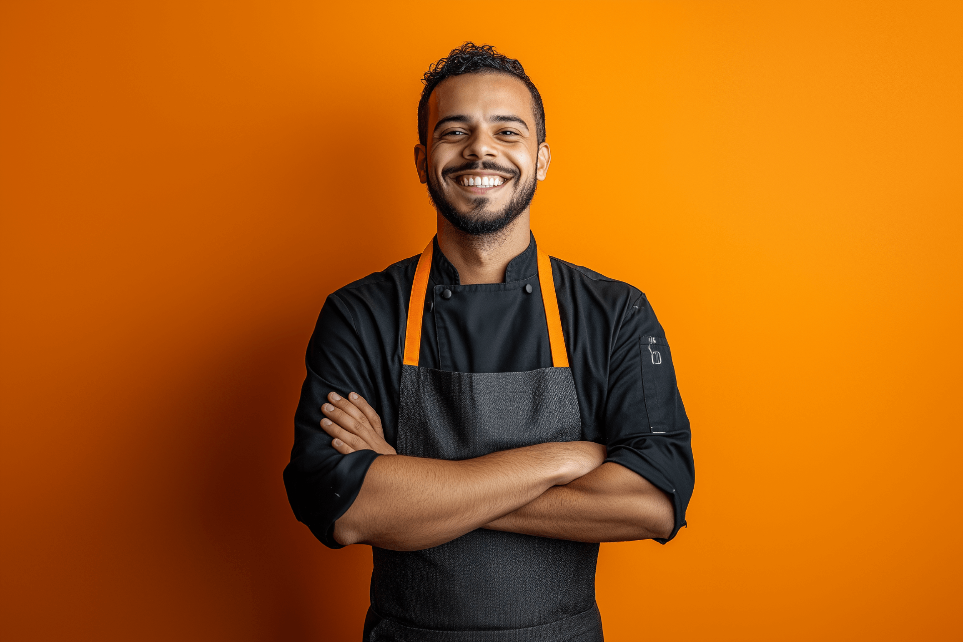 Chef brasileiro sorrindo